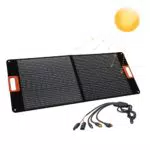 Technaxx Panneau Solaire Pliable 100W TX-206 Chargeur Monocristallin Portable