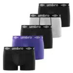 Umbro Boxer Homme 100% Coton, Calecon Homme, Respirant