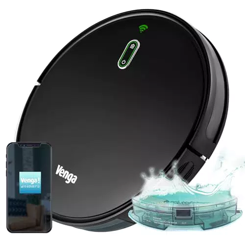 Venga! Robot Aspirateur, Laveur de sol, Navigation Gyroscope