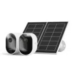 Arlo Pro 5 2K - Caméra de Surveillance WiFi Extérieure avec Panneaux Solaire