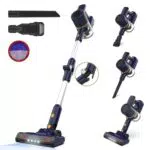 **Aspirateur Balai sans Fil puissant 6 en 1, Pliable et Silencieux pour Tapis et Sols**