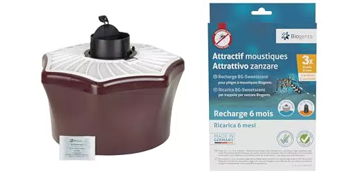 BIOGENTS Piège Anti-Moustiques Extérieur - Efficace contre les Moustiques Tigres