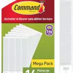 Command Languettes Accroches Tableaux - Fixation sans Dommage pour Cadres