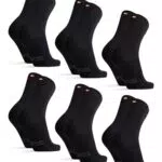 DANISH ENDURANCE Chaussettes en Coton Premium Respirantes et Douces pour Homme et Femme