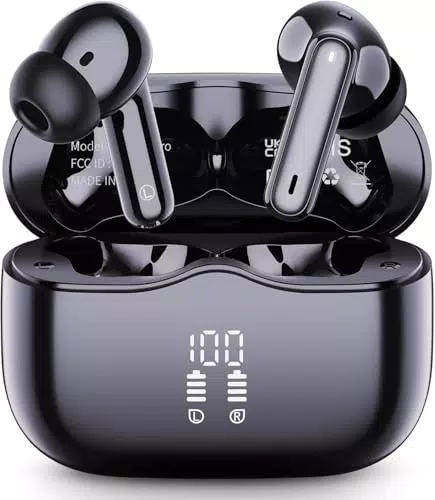 Écouteurs Bluetooth 5.4 avec réduction de bruit, autonomie de 40 heures, étanches IP7.