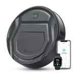 Lefant Aspirateur Robot, Robot Aspirateur Mince Silencieux Connecté WiFi/Bluetooth/Alexa/App