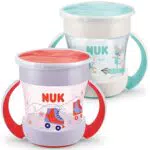NUK Mini Magic Cup - Tasse antifuite 360° - Poignées ergonomiques - Sans BPA