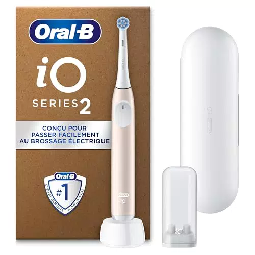 Oral-B iO 2 Brosse à Dents Électrique pour Adultes avec 3 Modes de Nettoyage