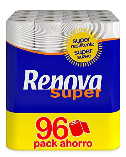 Papier Hygiénique Renova Super - Pack de 48 rouleaux