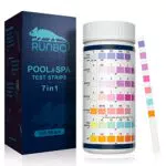 RUNBO Testeur 7 en 1 pour Eau de Piscine et Spa - Chlore, pH, Dureté et Plus