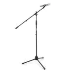 Tiger MCA68-BK Pied de Microphone avec Pince pour Studio et Scène