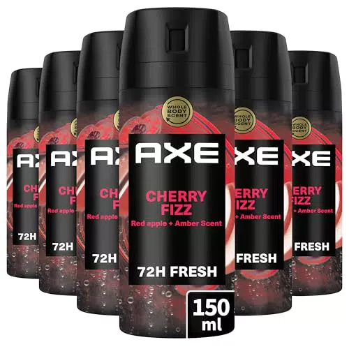 Axe Déodorant Spray Homme Cherry Fizz - Protection Anti-transpirante 72h