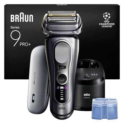 Braun Rasoir Electrique Homme Series 9+ PRO 9677CCE Argent