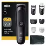 Braun Tondeuse Tout-En-Un Series 5 - Lame Ultra Affûtée et Autonomie 120 min