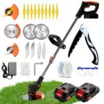 Debroussailleuse Electrique sans Fil avec Batterie et Chargeur - Idéale pour votre Jardin