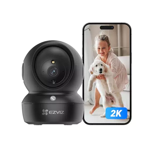 EZVIZ Caméra de Surveillance WiFi Intérieure C6N Pro 2K avec Détection Humaine et Audio Bidirectionnel
