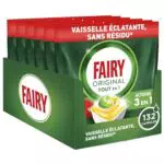 Fairy Original Tablettes Lave-vaisselle All In One, Citron