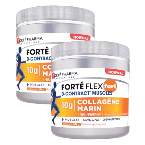 Forté Pharma - Forté Flex D-Contract Muscles - Collagène marin, Magnésium, Vitamine C