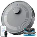Lefant M2 Robot Aspirateur Laveur avec Navigation Laser et Contrôle APP/Alexa
