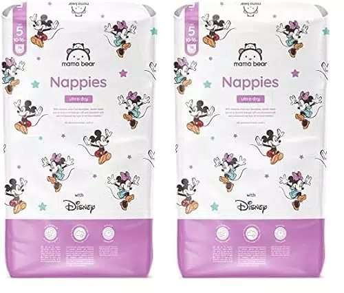 Marque Amazon - Mama Bear Disney Couches bébé Ultra Absorbantes