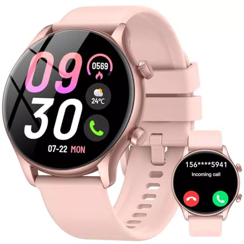 Montre Connectée Smartwatch Homme Femme, Écran Tactile HD, Appels Bluetooth, Sport et Cardio