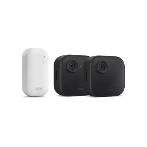 Blink Caméra de surveillance extérieure HD sans fil avec détection de mouvement