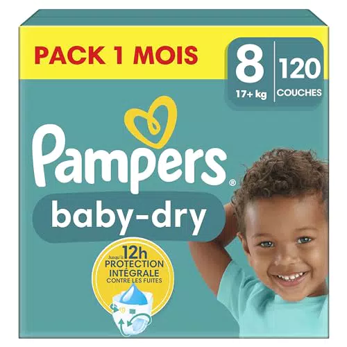 Certo, ecco il titolo ottimizzato per la SEO: "Pampers Baby-Dry Taille 7 - Protection contre les fuites toute la nuit".