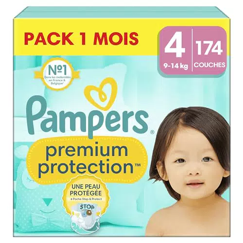 Pampers Couches Premium Protection Taille 5, 152 Couches Bébé