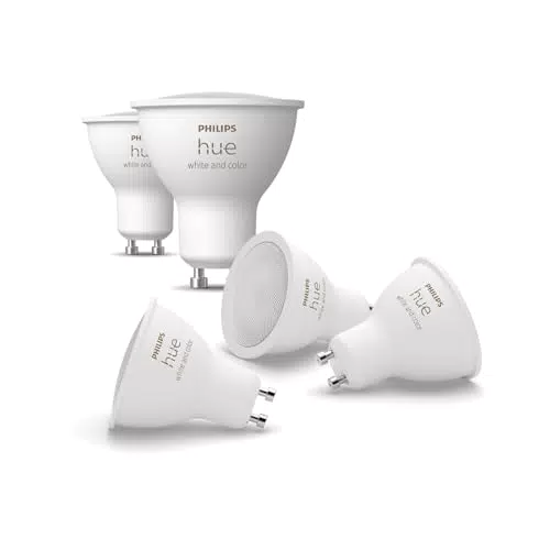 Philips Hue Ampoule LED GU10 White Ambiance, Compatible Bluetooth, Alexa et Google Assistant