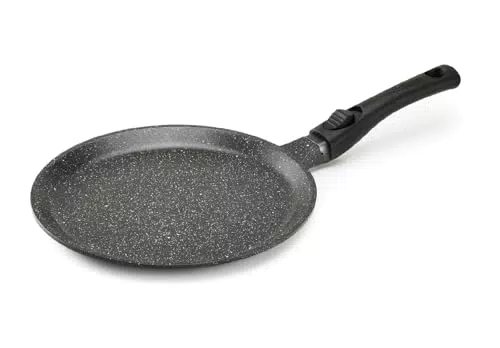 Pradel Excellence Poêle à Crêpes en Fonte d'Aluminium Premium Ø28cm, Anti-Adhésif