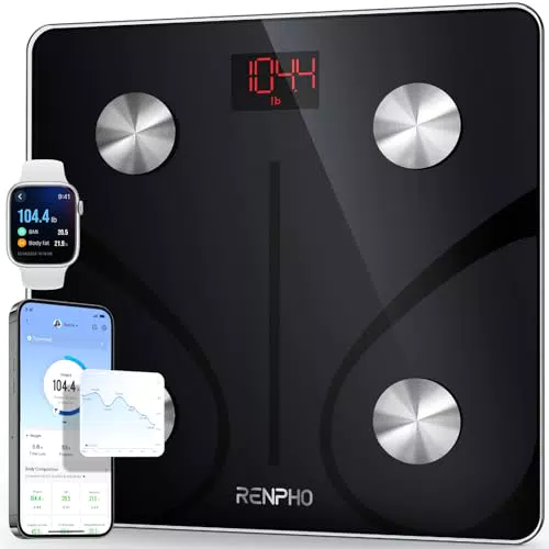 RENPHO Pèse Personne Impédancemètre, Balance Connectée Bluetooth Électronique Digital Balance