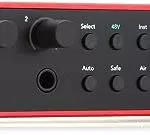 Focusrite Scarlett 2i2 4e Génération - Interface audio USB pour enregistrement et streaming