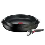 Tefal Duetto A705S636 - Batterie de cuisine induction en acier inoxydable 18/10