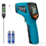 Thermomètre Infrarouge Laser Numérique Sans Contact -50°C à 600°C, Emissivité Réglable