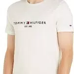 Tommy Hilfiger T-Shirt Homme Manches Courtes Core Tommy Logo Encolure Ronde