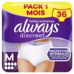 Always Discreet Culottes Incontinence Femme - Protection Très Absorbante