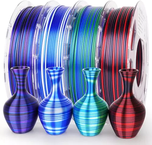 AMOLEN Filament PLA 1.75mm pour Imprimantes 3D - Précision +/-0.02mm