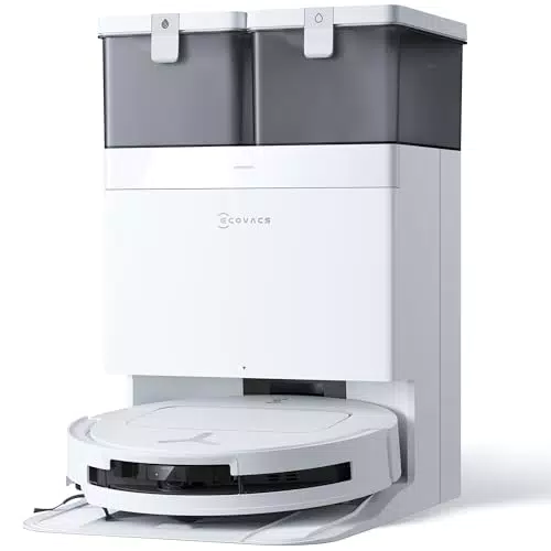 ECOVACS T50 Omni Aspirateur Robot avec Station et technologie AIVI 3D 2.0