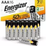 Energizer Piles Alcalines AAA 1,5V - Énergie Longue Durée, 100% Recyclable