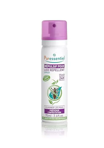 Puressentiel Spray Répulsif Anti-Poux 100ml - Protection Naturale Efficace