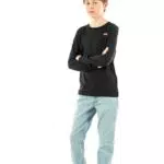 T-shirt Levi's Kids à manches longues avec logo Batwing pour garçon - Noir