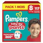 Pampers Baby-Dry Pants - Maintien 360° Contre Les Fuites pour un Ajustement Optimal
