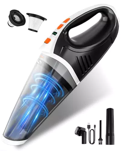 SERVOMASTER Aspirateur à Main Sans Fil Haute Puissance avec Filtre HEPA Lavable