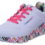 Skechers Fille Uno Lite Lovely Luv Basket Sneakers pour Enfants