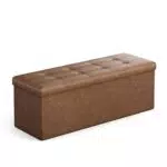 SONGMICS Banc Pliable et Coffre de Rangement - Repose-Pieds Polyvalent LSF070K01V1