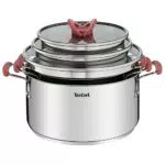 Tefal Duetto A705S636 - Batterie de cuisine induction en acier inoxydable 18/10