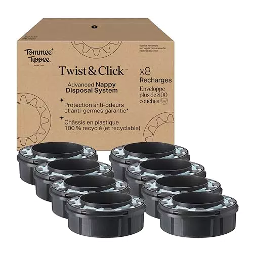 Tommee Tippee Recharges Originales pour Poubelle à Couches Twist & Click