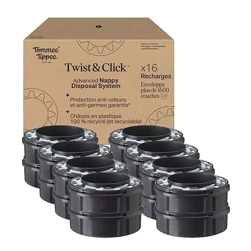 Tommee Tippee Recharges Originales pour Poubelle à Couches Twist & Click