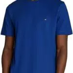 Tommy Hilfiger T-Shirt Manches Courtes Homme Seasonal Solid Tee Col Ras-du-Cou