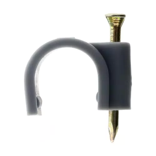 Zenitech - Attaches plastiques Ø16mm pour fixation câbles électriques, certifiées CE
